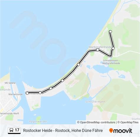 fahrplan buslinie 17 markgrafenheide|17 Hohe Düne Fähre .